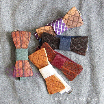 2016 top sale fashion wooden bow tie